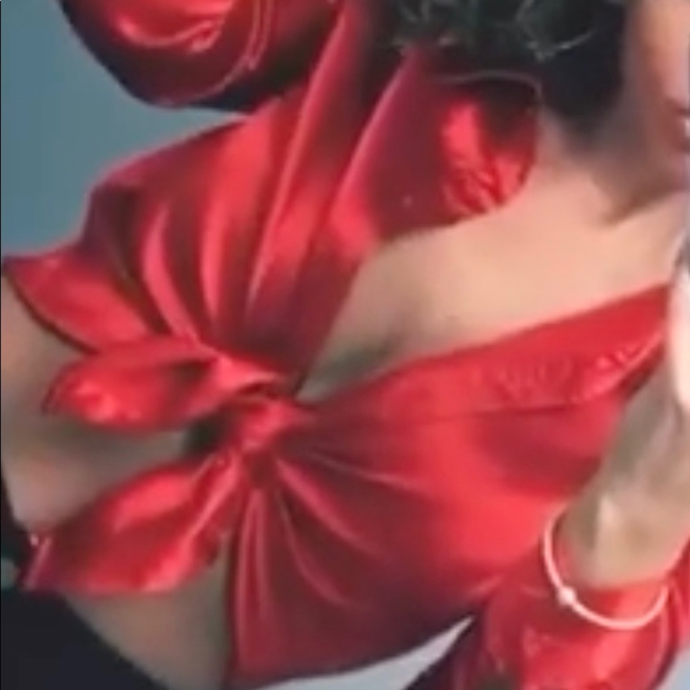 Silky Red Long Sleeve